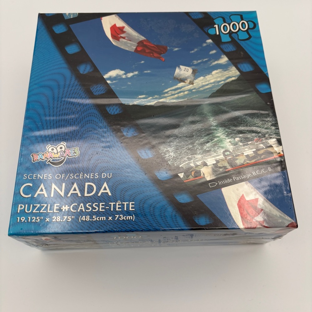 Danawares Scenes of Canada 1000 Piece Puzzle- Inside Passage, B.C. NIB